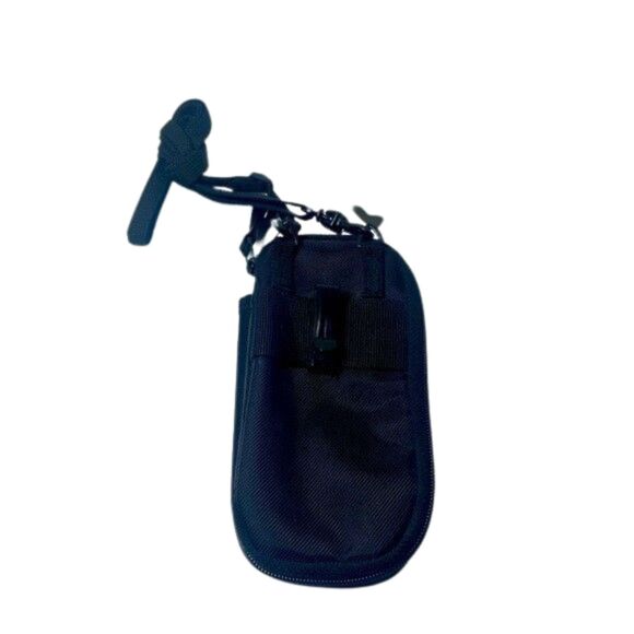 NWT Eddie Bauer Crossbody Wallet Black Travel Organizer Cell Phone Canvas - Picture 2 of 3